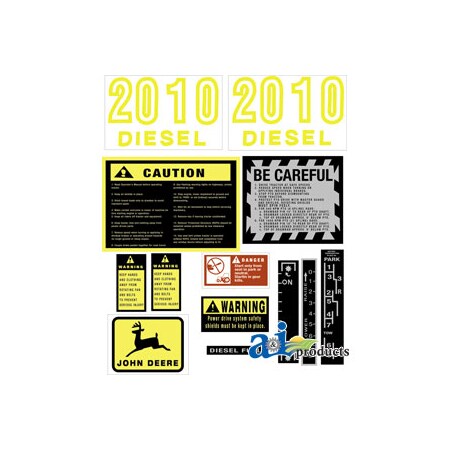 A & I Products Hood Decal 9" x5.5" x0.1" A-JD2010